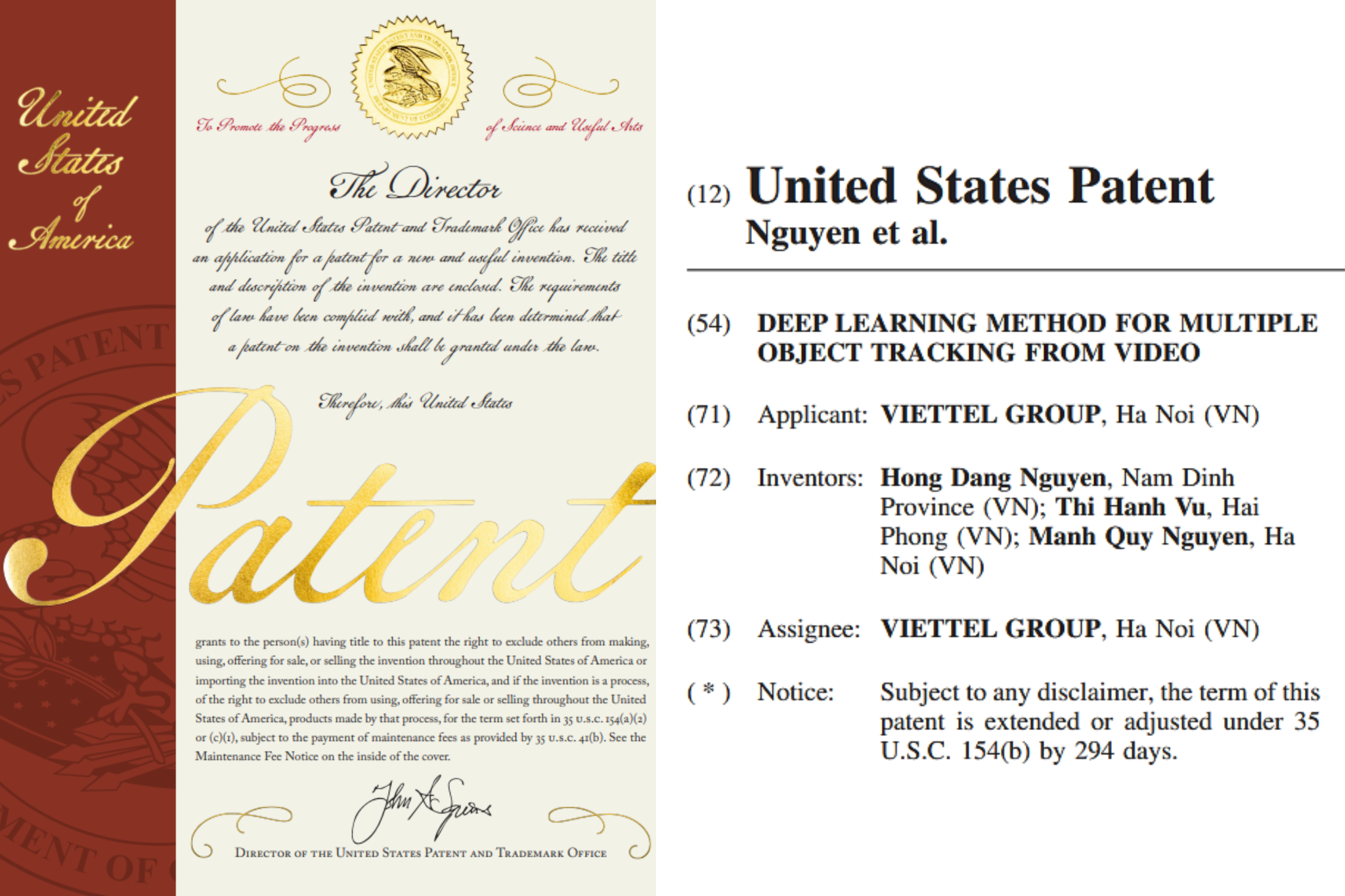 Viettel AI receives U.S. patent for AI-based multi-object tracking technology